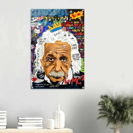 Everybody is a genius - Einstein - Leinwandbild Pop Art (Canvas) kaufen bei Linkreich – Jetzt entdecken!