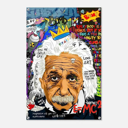 Everybody is a genius - Einstein - Leinwandbild Pop Art (Canvas) kaufen bei Linkreich – Jetzt entdecken!