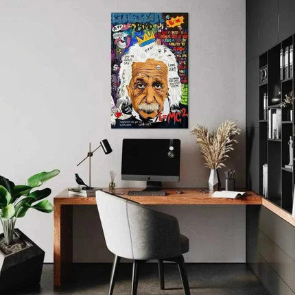 Everybody is a genius - Einstein - Leinwandbild Pop Art (Canvas) kaufen bei Linkreich – Jetzt entdecken!
