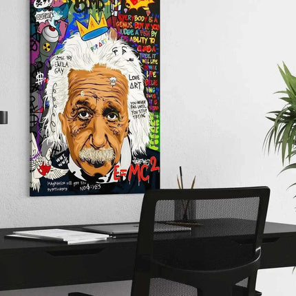 Everybody is a genius - Einstein - Leinwandbild Pop Art (Canvas) kaufen bei Linkreich – Jetzt entdecken!