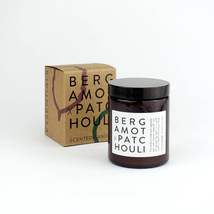Coudre Berlin - Handgemachte Sojawachs-Kerze „Bergamot x Patchouli“ – natürlich, vegan & aromatisch