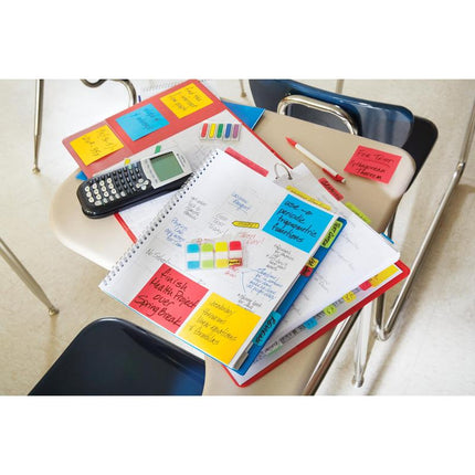 Post-it® Super Sticky Notes, 76 mm x 127 mm, 90 Blatt/Block, 100% PEFC