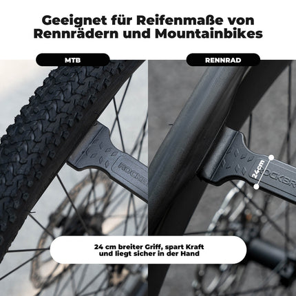 Fahrrad 2 - IN - 1 Reifenheber Fahrradwerkzeug Tragbar (Reifenheber) kaufen bei Linkreich – Jetzt entdecken!