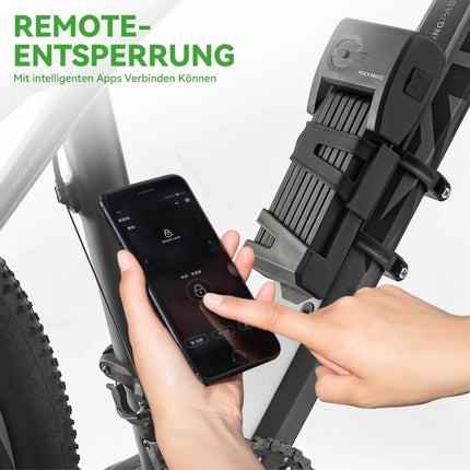 Fahrrad Fingerabdruck Faltschloss USB - Aufladung (Fahrradschloss) kaufen bei Linkreich – Jetzt entdecken!