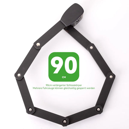 Fahrrad Fingerabdruck Faltschloss USB - Aufladung (Fahrradschloss) kaufen bei Linkreich – Jetzt entdecken!