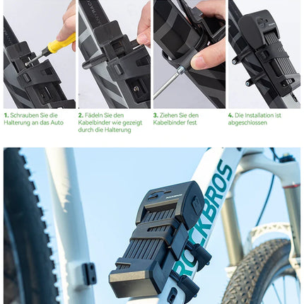 Fahrrad  Fingerabdruck Faltschloss USB-Aufladung