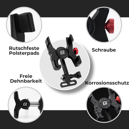 Fahrrad Handyhalterung 180° Drehbar für Handy 4.7~7.09" (Fahrrad Handyhalterung) kaufen bei Linkreich – Jetzt entdecken!