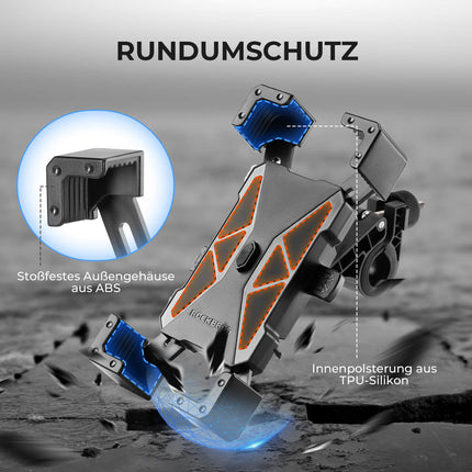 Fahrrad Handyhalterung 360° Drehbar für Handy 4.5~7.2" (Fahrrad Handyhalterung) kaufen bei Linkreich – Jetzt entdecken!