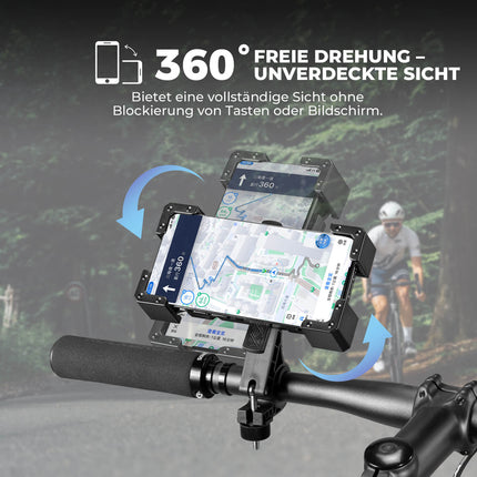 Fahrrad Handyhalterung 360° Drehbar für Handy 4.5~7.2" (Fahrrad Handyhalterung) kaufen bei Linkreich – Jetzt entdecken!