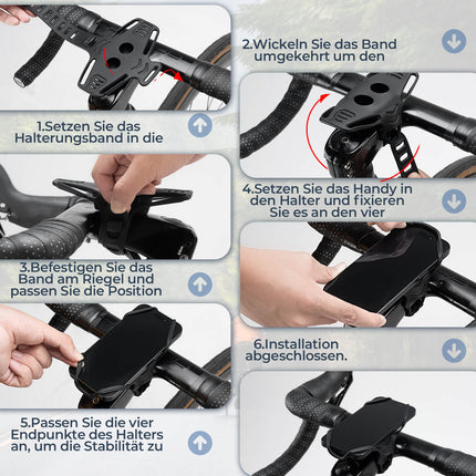 Fahrrad Handyhalterung Flexible Montage für Handy 4 - 7'' (Fahrrad Handyhalterung) kaufen bei Linkreich – Jetzt entdecken!
