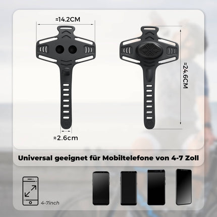 Fahrrad Handyhalterung Flexible Montage für Handy 4 - 7'' (Fahrrad Handyhalterung) kaufen bei Linkreich – Jetzt entdecken!