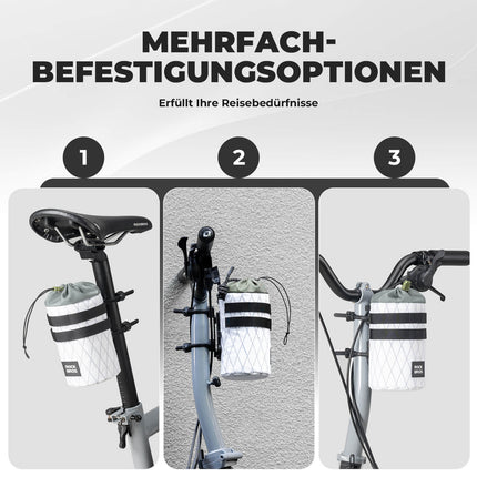 Fahrrad Lenkertasche 1.2L für Trinkflaschen Ø10 cm (Fahrradtaschen) kaufen bei Linkreich – Jetzt entdecken!