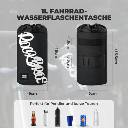 Fahrrad Lenkertasche Mini 1L für Trinkflaschen Ø9 cm (Fahrradtaschen) kaufen bei Linkreich – Jetzt entdecken!
