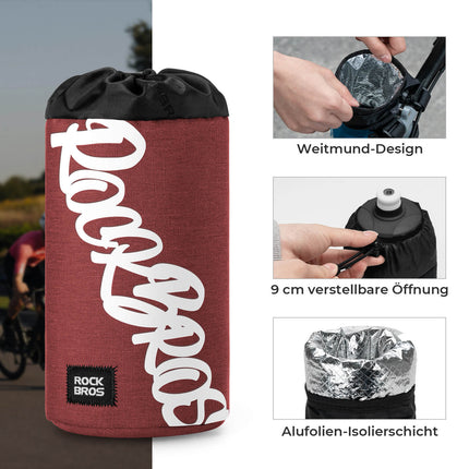 Fahrrad Lenkertasche Mini 1L für Trinkflaschen Ø9 cm (Fahrradtaschen) kaufen bei Linkreich – Jetzt entdecken!
