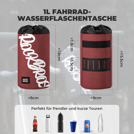 Fahrrad Lenkertasche Mini 1L für Trinkflaschen Ø9 cm (Fahrradtaschen) kaufen bei Linkreich – Jetzt entdecken!