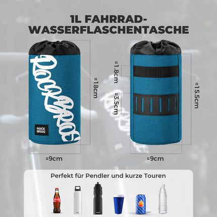Fahrrad Lenkertasche Mini 1L für Trinkflaschen Ø9 cm (Fahrradtaschen) kaufen bei Linkreich – Jetzt entdecken!