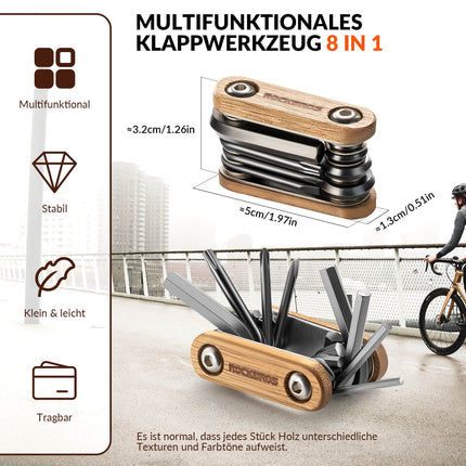Fahrrad Multifunktionswerkzeug 8 in 1 Reparaturset (Werkzeuge) kaufen bei Linkreich – Jetzt entdecken!