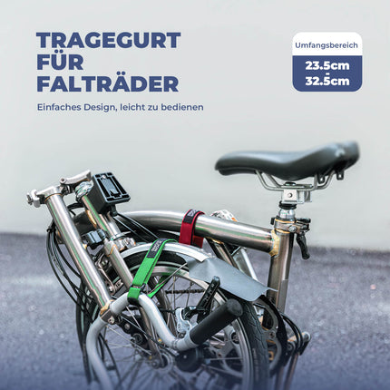 Fahrrad - Stabilisator - Gurte Hosenband für Brompton Fahrrad (Reflektorbänder) kaufen bei Linkreich – Jetzt entdecken!