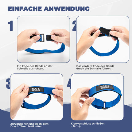 Fahrrad - Stabilisator - Gurte Hosenband für Brompton Fahrrad (Reflektorbänder) kaufen bei Linkreich – Jetzt entdecken!