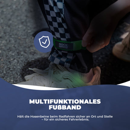 Fahrrad - Stabilisator - Gurte Hosenband für Brompton Fahrrad (Reflektorbänder) kaufen bei Linkreich – Jetzt entdecken!