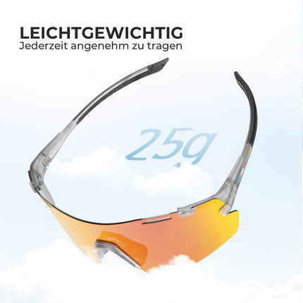 Fahrradbrille Drei - Gläser Konfigurationssystem - BOUNDLESS Serie (Fahrradbrille) kaufen bei Linkreich – Jetzt entdecken!