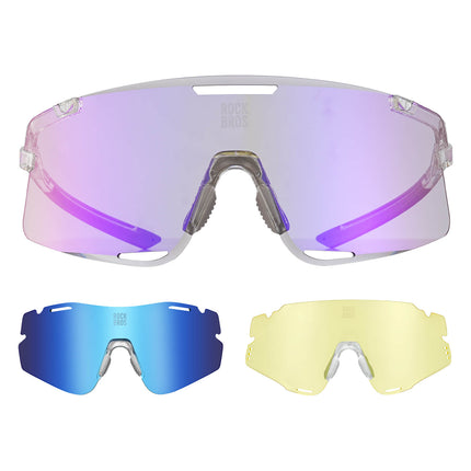 Fahrradbrille Drei - Gläser Konfigurationssystem - BOUNDLESS Serie (Fahrradbrille) kaufen bei Linkreich – Jetzt entdecken!