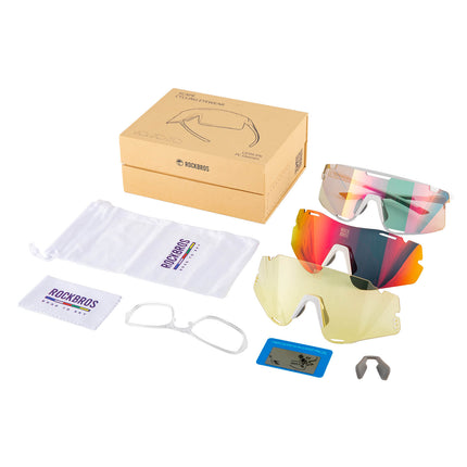 Fahrradbrille Drei - Gläser Konfigurationssystem - BOUNDLESS Serie (Fahrradbrille) kaufen bei Linkreich – Jetzt entdecken!