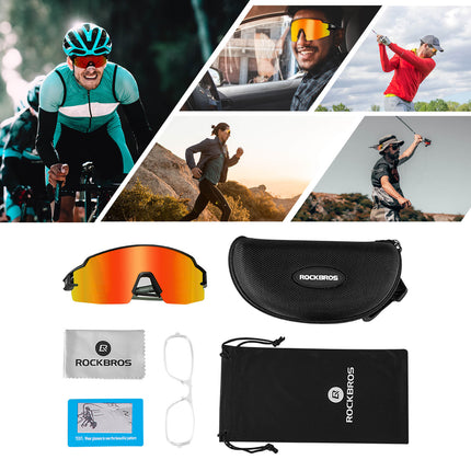 Fahrradbrille Photochromatisch Sonnenbrille UV400 - Schutz (Fahrradbrille) kaufen bei Linkreich – Jetzt entdecken!