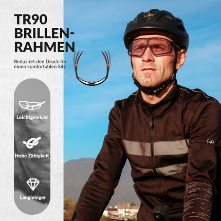 Fahrradbrille Polarisiert UV400 Schutz Ultraleicht (Fahrradbrille) kaufen bei Linkreich – Jetzt entdecken!