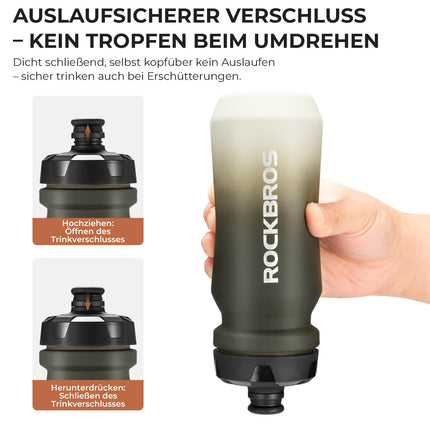 Fahrradflasche mit auslaufsicherem Pull - Top - Verschluss 600/750ml (Fahrradflasche) kaufen bei Linkreich – Jetzt entdecken!