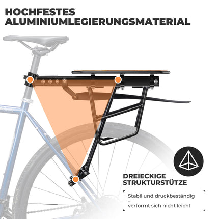 Fahrradgepäckträger mit Schutzblech Montage ohne Bohren 26 - 29 Zoll (Fahrradgepäckträger) kaufen bei Linkreich – Jetzt entdecken!