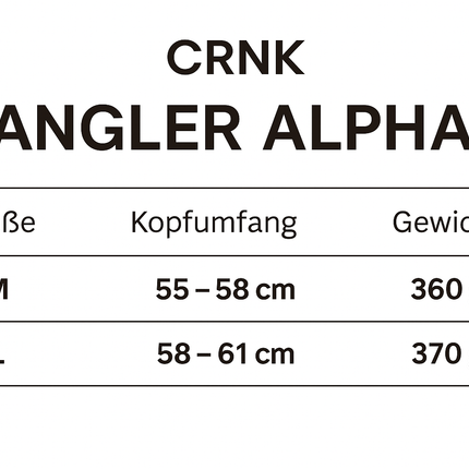 CRNK Angler Alpha Fahrradhelm – LED & MIPS | E-Bike & Rennrad