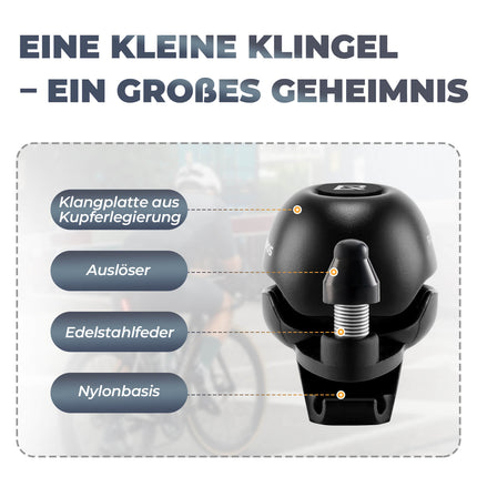 Fahrradklingel 360 - Grad - Drehung für 22 - 34mm Lenker (Fahrradklingel) kaufen bei Linkreich – Jetzt entdecken!