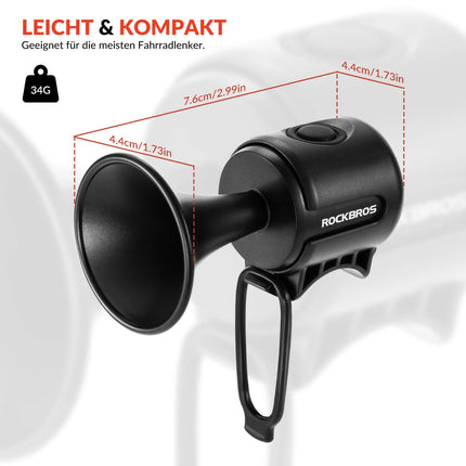 Fahrradklingel Elektrisch 120dB Ton IPX4 Wasserschutz Kinder/Erwachsene (Fahrradklingel) kaufen bei Linkreich – Jetzt entdecken!