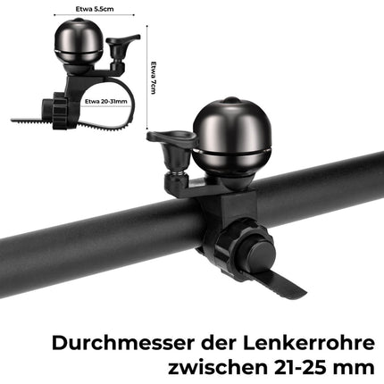 Fahrradklingel Klassisch Fahrradglocke Laut Klingel für 20–31 mm (Fahrradklingel) kaufen bei Linkreich – Jetzt entdecken!