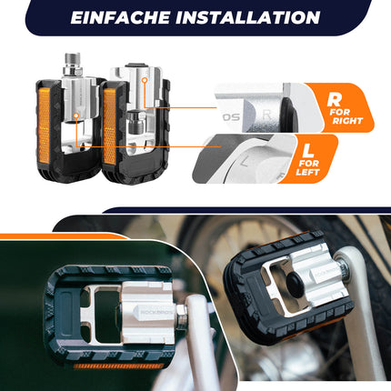 Fahrradpedale Faltbar Klapppedale 9/16" (Fahrradpedale) kaufen bei Linkreich – Jetzt entdecken!