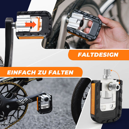 Fahrradpedale Faltbar Klapppedale 9/16" (Fahrradpedale) kaufen bei Linkreich – Jetzt entdecken!