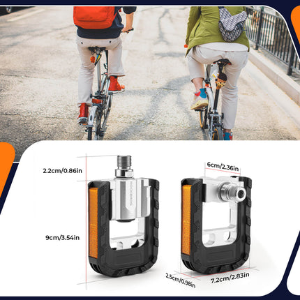 Fahrradpedale Faltbar Klapppedale 9/16" (Fahrradpedale) kaufen bei Linkreich – Jetzt entdecken!