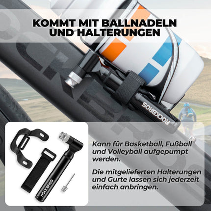 Fahrradpumpe 130PSI Tragbar mit Halterung Presta & Schrader Ventile (Fahrrad Luftpumpen) kaufen bei Linkreich – Jetzt entdecken!