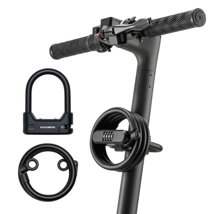 Fahrradschloss Zahlenschloss U - Bügelschloss mit Kabel ca. 1.1m (Fahrradschloss) kaufen bei Linkreich – Jetzt entdecken!