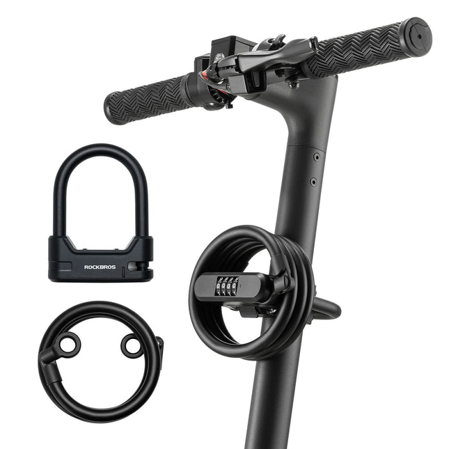 Fahrradschloss Zahlenschloss U - Bügelschloss mit Kabel ca. 1.1m (Fahrradschloss) kaufen bei Linkreich – Jetzt entdecken!