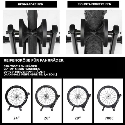 Fahrradständer Fahrrad Faltbar aus Kohlenstoffstahl für 24 - 27,5” (Fahrradständer) kaufen bei Linkreich – Jetzt entdecken!