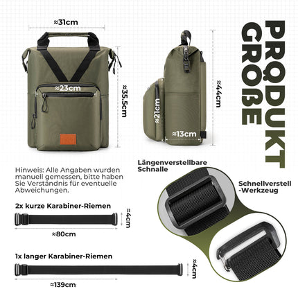 Fahrradtasche Lenkertasche für Brompton 10L+1.5L (Fahrradtaschen) kaufen bei Linkreich – Jetzt entdecken!