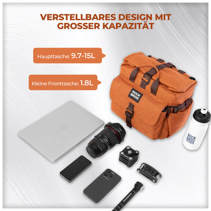 Fahrradtasche Lenkertasche für Brompton 15L+1,8L (Fahrradtaschen) kaufen bei Linkreich – Jetzt entdecken!