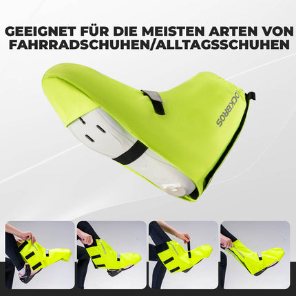 Fahrradüberschuhe Reflektierend Wasserdicht mit Klettverschluss (Fahrrad Überschuhe) kaufen bei Linkreich – Jetzt entdecken!