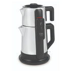 Fakir SELFTEA – Elektrische Teemaschine mit automatischem Aufbrühen, 2-l-Wasserkocher + 1-l-Teekanne, 1600 W, Edelstahl