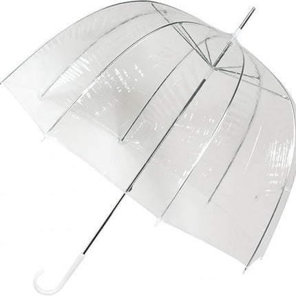 FALCONETTI® Automatik - Regenschirm Transparent Ø 85 cm – Schwarz (Lieferung in 1 - 2 Wochen) (Regenschirm) kaufen bei Linkreich – Jetzt entdecken!