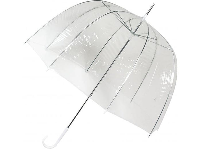 FALCONETTI® Automatik - Regenschirm Transparent Ø 85 cm – Schwarz (Lieferung in 1 - 2 Wochen) (Regenschirm) kaufen bei Linkreich – Jetzt entdecken!
