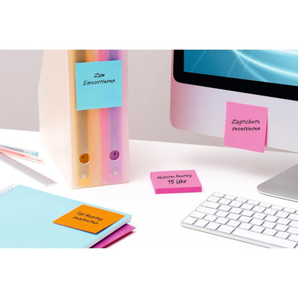 Post-it® Super Sticky Notes, 76 mm x 127 mm, 90 Blatt/Block, 100% PEFC