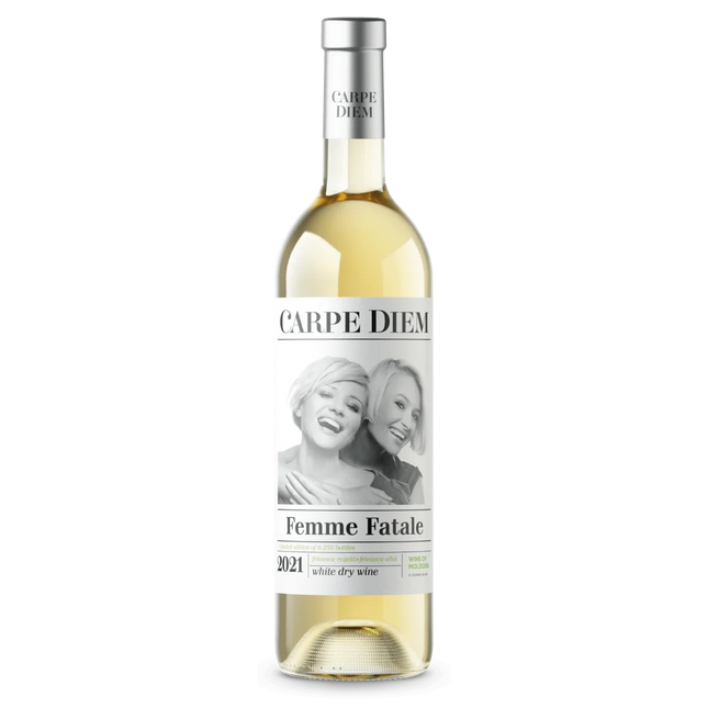 SEO. Femme Fatale 2021 - Weißwein trocken aus Moldawien - Linkreich